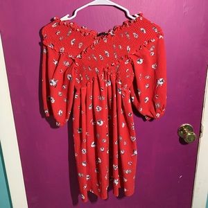 Off the Shoulder Floral Dress